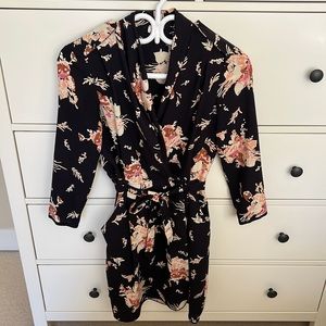 ARITZIA Wilfred Franca Floral Wrap Dress, Size 0